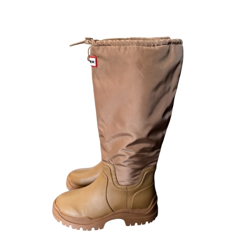 Hunter Women’s Tall Tan Waterproof Rain Boots NWT Size 7 - Picture 4 of 15